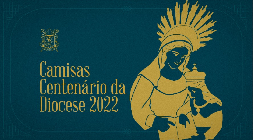 Diocese lança camisas para o Centenário em 2022