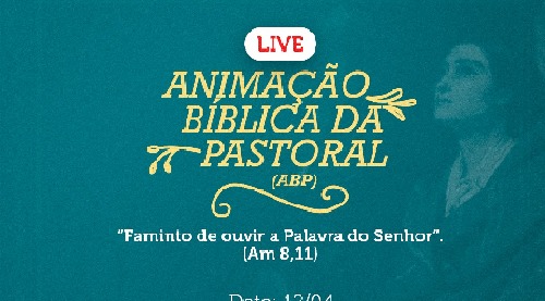 Live da Animação Bíblica de Pastoral acontece na Diocese