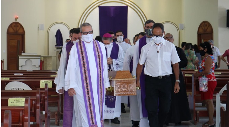 Diocese se despede de Pe. Olímpio Rubén